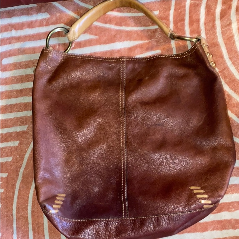 Lucky Brand Genuine Leather  Hobo Bag- gently used